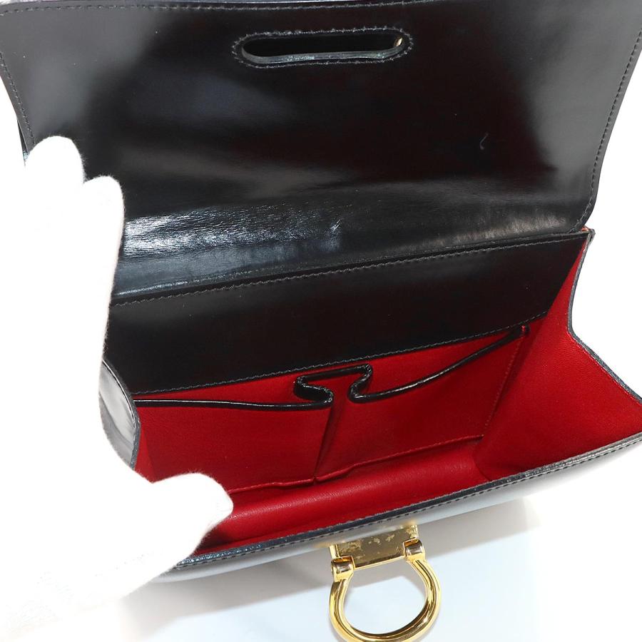 CELINE（セリーヌ） 美品 ダブルフラップ ハンド バッグ レザー