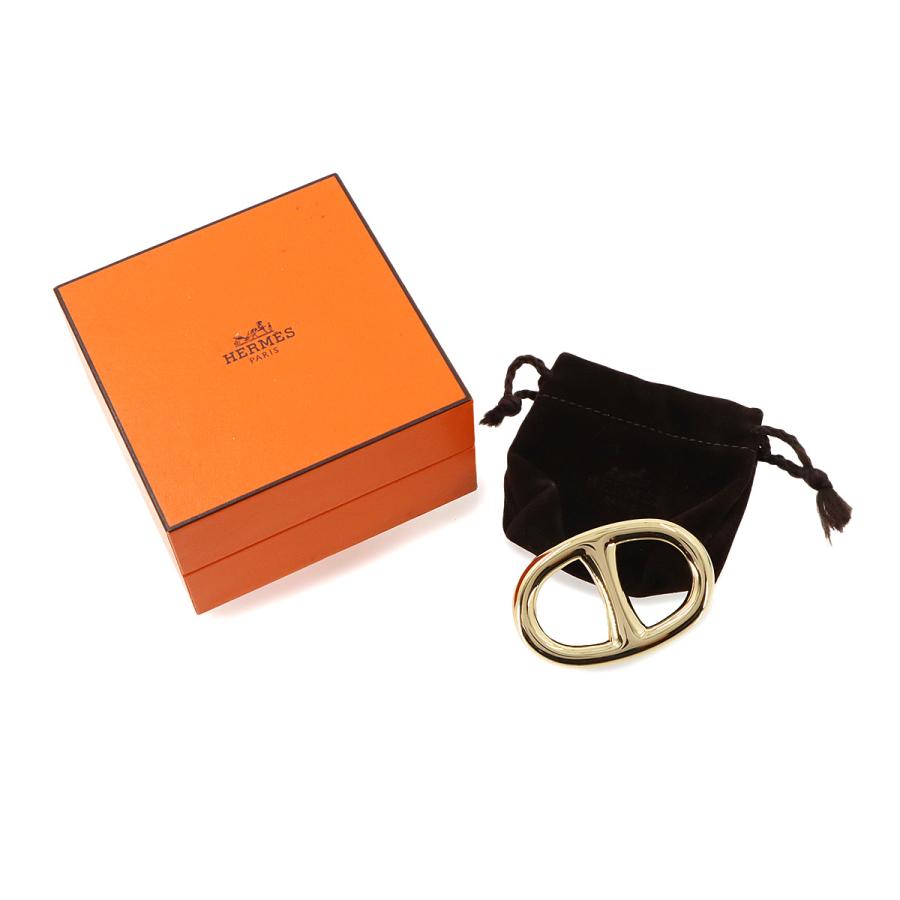 【新品未使用】エルメスHermès／スカーフリング HERMES（エルメス） 未使用 展示品 シェーヌダンクル スカーフリング
