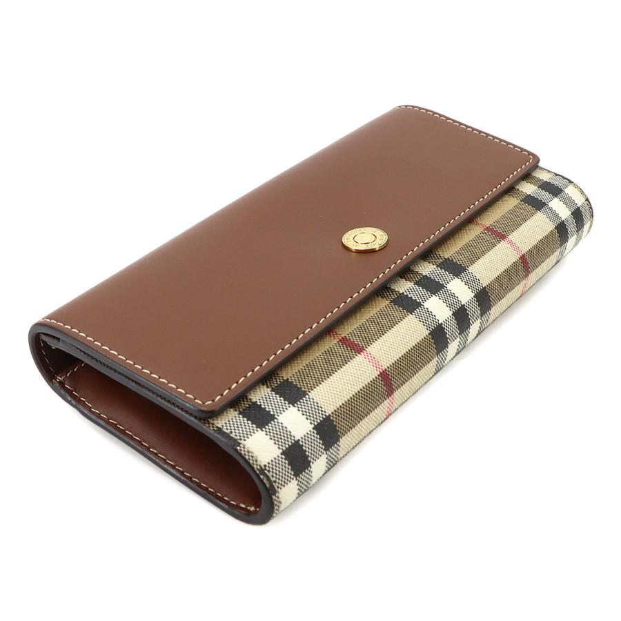 BURBERRY（バーバリー） 新品同様 ノバチェック 二つ折り 長財布 PVC