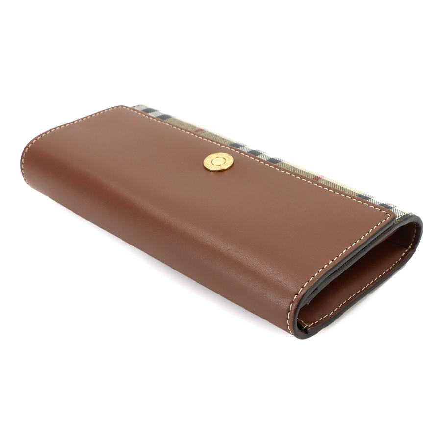 BURBERRY（バーバリー） 新品同様 ノバチェック 二つ折り 長財布 PVC