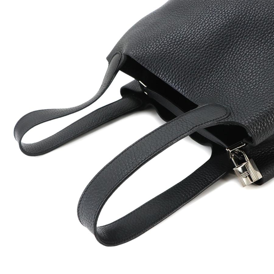 HERMES ピコタン　TGM トリヨンクレマンス　ブラック HERMES（エルメス） 美品 ピコタンロック 22 MM ハンド バッグ