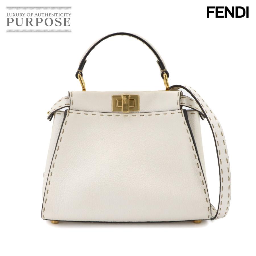 FENDI（フェンディ） 新品同様 セレリア ミニ ピーカブー 2way ハンド