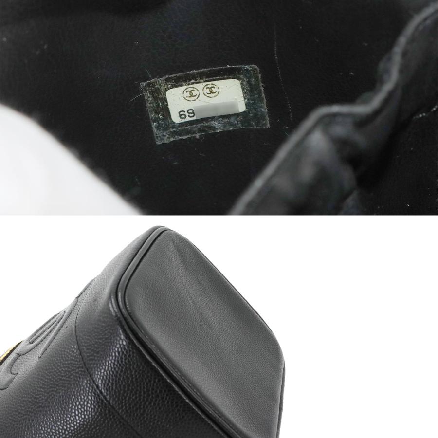 CHANEL（シャネル） バニティ ハンド バッグ キャビアスキン レザー