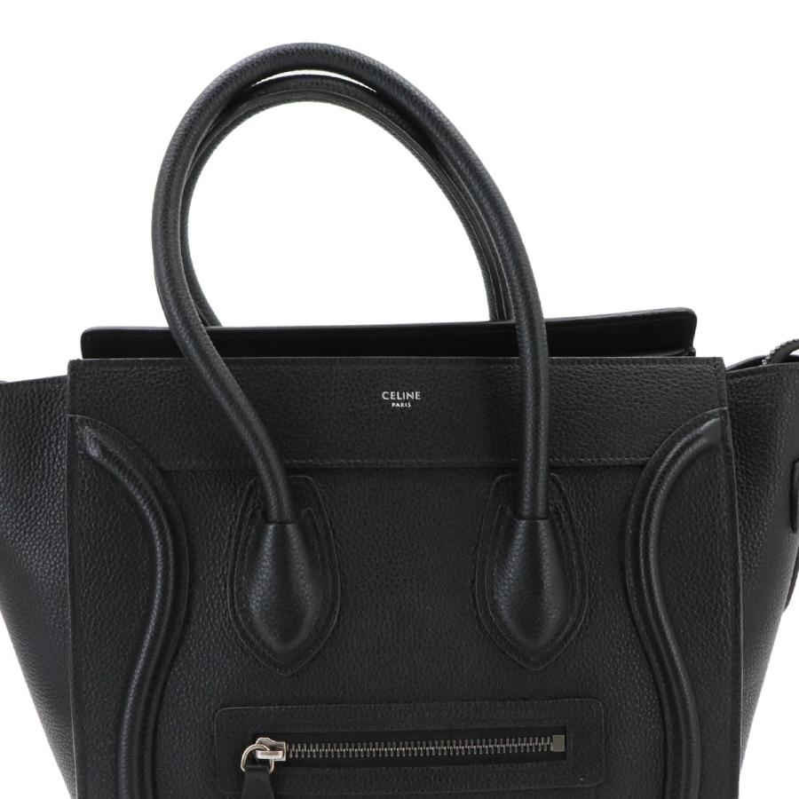 CELINE（セリーヌ） 美品 ラゲージ マイクロショッパー ハンド バッグ