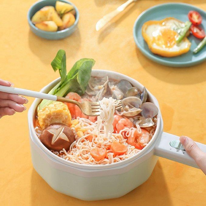 61 以上節約 電気鍋 おしゃれ 1 5l 卓上鍋 蓋付き 炒めもの グリル鍋 焼き肉 蒸す 一人用 二人用 家電 炊飯器 沸かす 煮る 一人暮らし 乾燥防止 過熱保護 Aynaelda Com