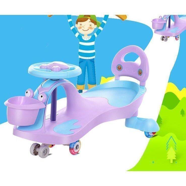 ヨーヨーカー 乗用玩具 可愛い ねじれ車 子供の散歩 知育玩具 Puフラッシュ ゲーム おもちゃ