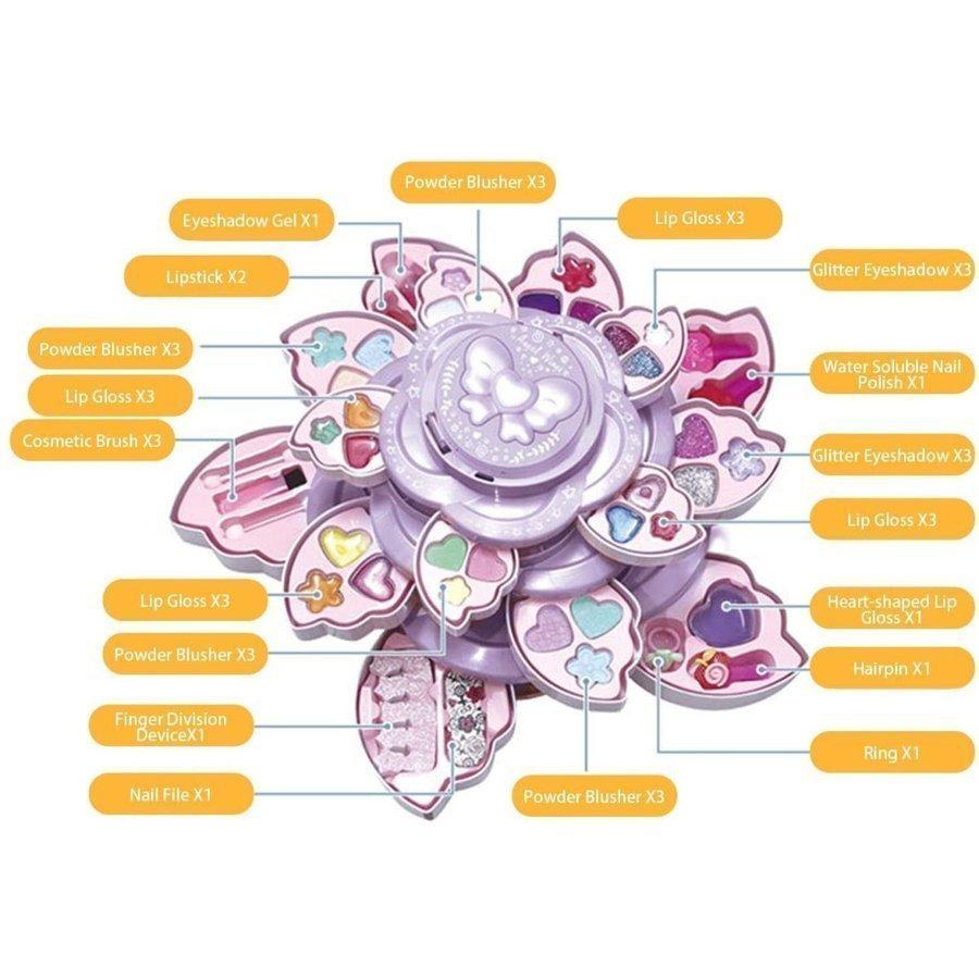 送料無料 キッズメイクアップ 化粧品 メイクアップ メイクセット 女の子 おままごと お化粧セット メイクおもちゃ クリスマス プレゼント 海外直送 予約販売 本