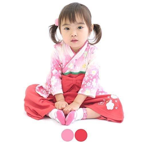 格安即決 全開女児袴ロンパース Aenak 袴 60 ピンク 子供服 和装 お食い初め ベビー服 シューズ Oyostate Gov Ng