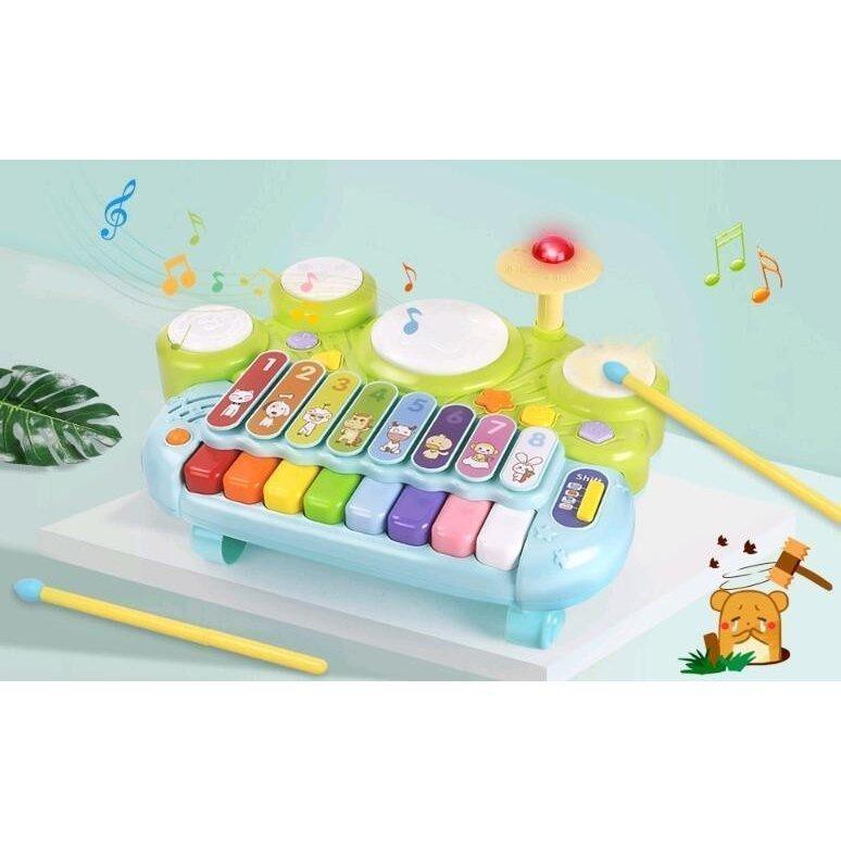 クリスマスプレゼント 多機能楽器 音楽おもちゃ ３歳 ２歳 １歳 鉄琴 ギター ドラム 木琴 太鼓 ピアノ プレゼント 知育玩具 知育玩具 愛用 Themtransit Com