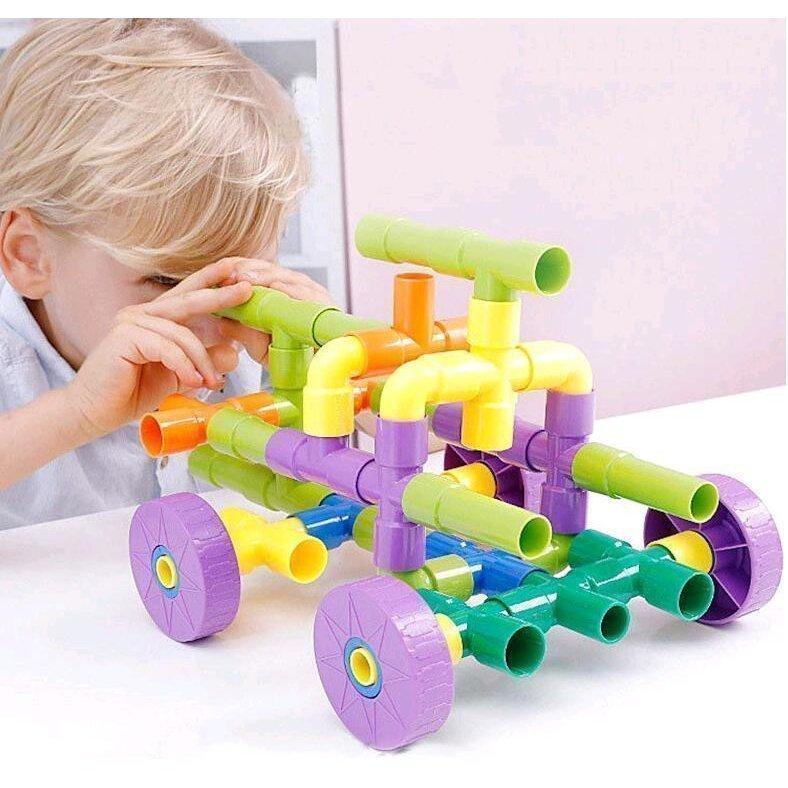 パイプ型ブロック立体パズル おもちゃ積み木ブロック玩具72ピース 新品 玩具キッズ子供幼児知育育脳創造力創作 パズル 立体 立体ブロック トイ カラフル 知育玩具 お歳暮 Themtransit Com