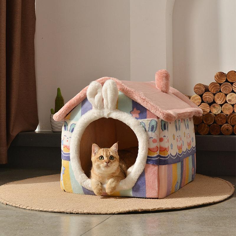 ペットハウス 犬猫 ペットハウス 犬 猫 ペットハウス 犬ハウス ペットベッド 犬用 ハウス 春 秋 冬 分解