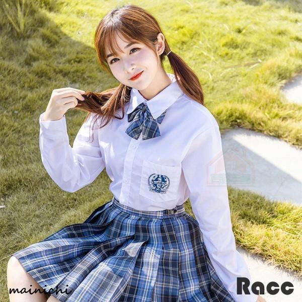 卒業式服スクールチェックスカート高品質 正統派 制服 女子高生 通学