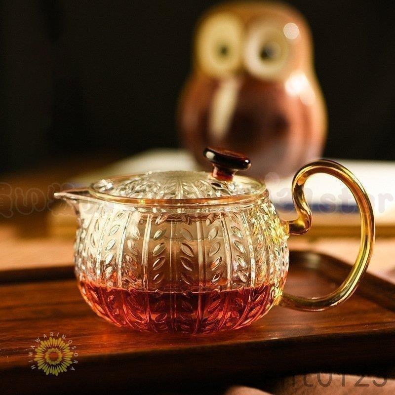 ガラス 急須 煎茶道具 茶道具 ガラス急須 紅茶ポット 300ml/600ml 煎茶道具 茶器 お茶会 耐熱 急須