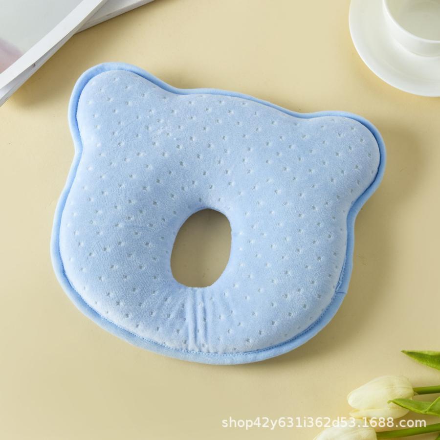 ベビー枕 赤ちゃん 絶壁防止 新生児 頭の形 くま 洗える ドーナツ まくら｜purusha-store｜02