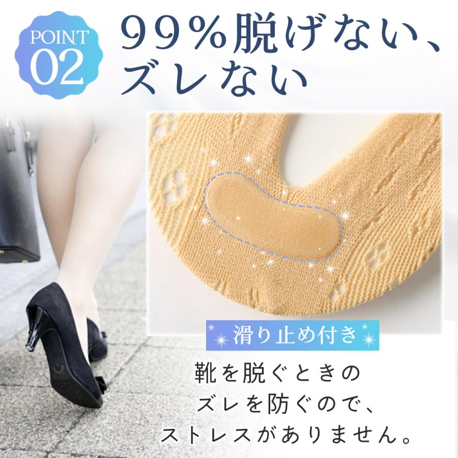 5本指ソックス レディース フットカバー 靴下 ソックス かわいい 滑り止め セット | ブランド登録なし | 02