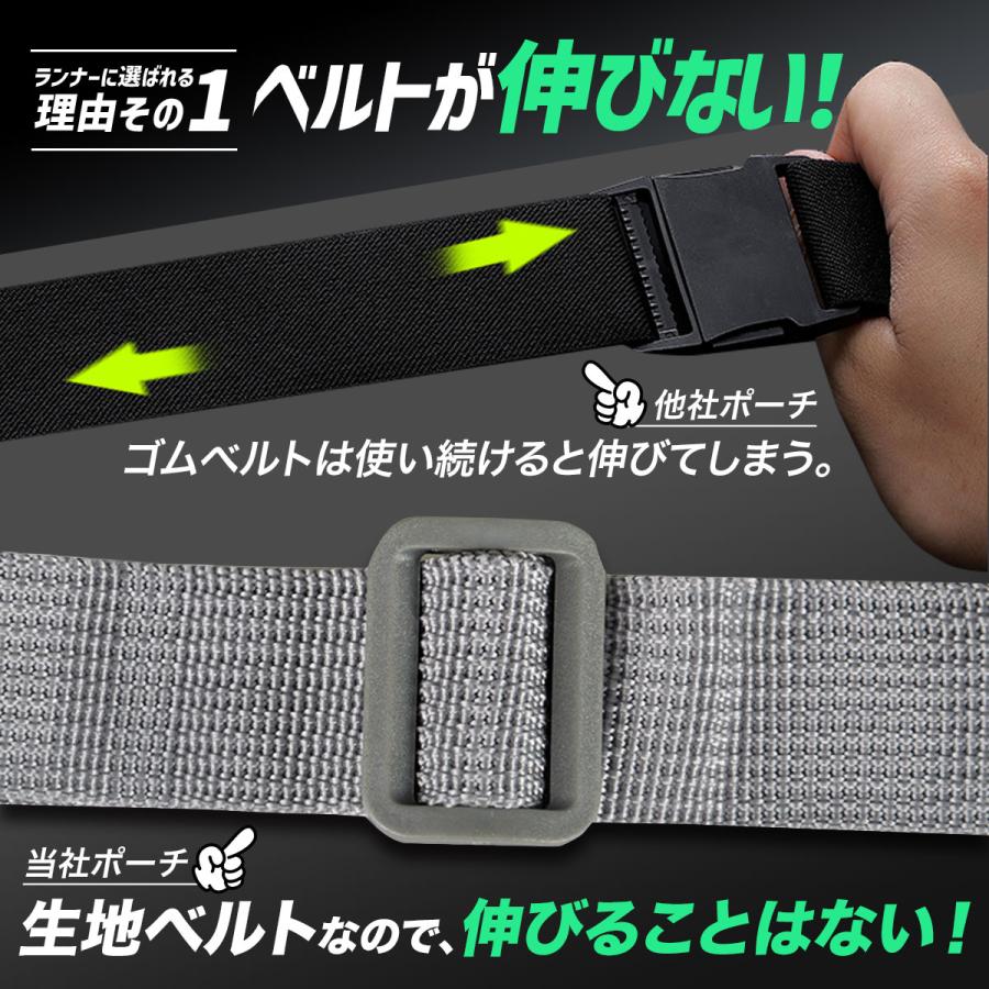 ランニングポーチ 揺れない ウエストポーチ スマホホルダー ボトル レディース メンズ ジョギング 防水 | ブランド登録なし | 01