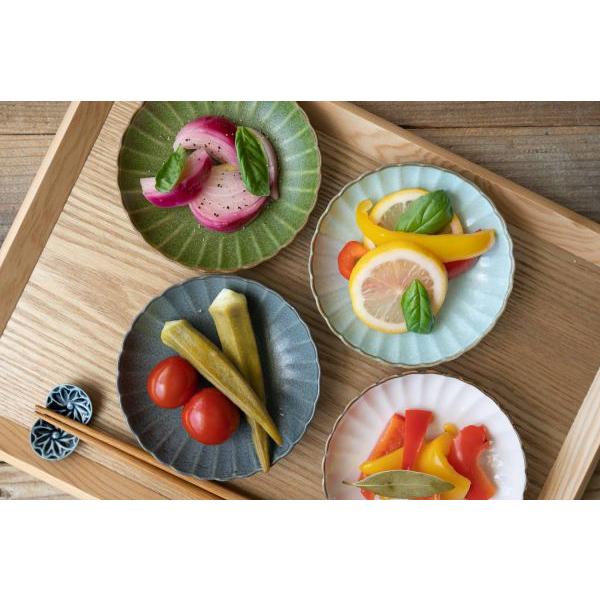 美濃焼 咲うらら 11.5cm小皿 水色 アウトレット訳あり品 日本製 訳あり