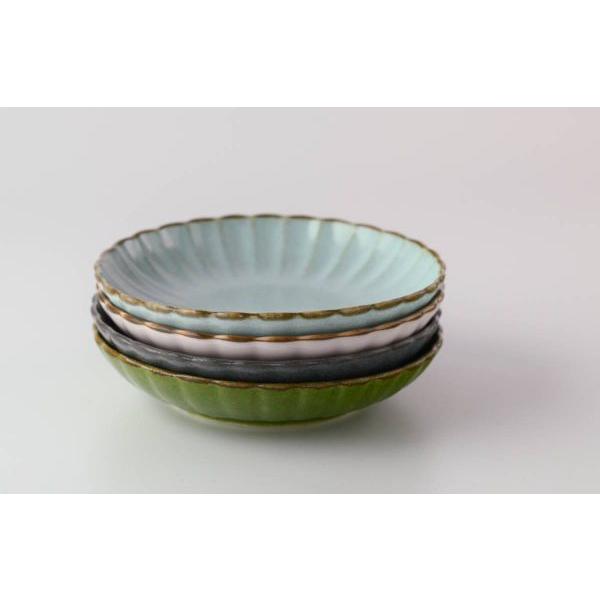 美濃焼 咲うらら 11.5cm小皿 水色 アウトレット訳あり品 日本製 訳あり