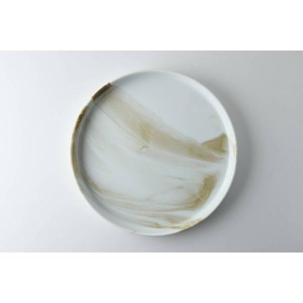 美濃焼 箱入りギフト東峰窯 Luca (ルカ) 24.5cm切立プレート オーブ