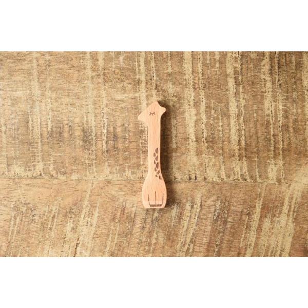 どうぶつ柄の箸置き キリン　　インドネシア製 |  | 02