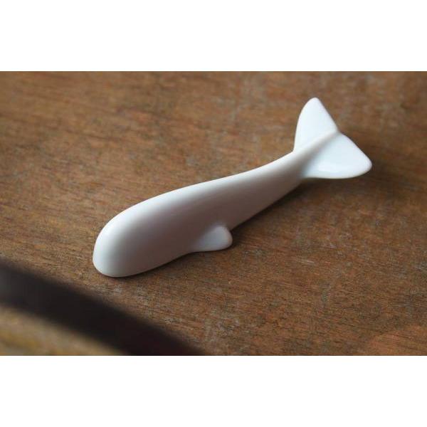 美濃焼 深山 waterlineウォーターライン Whale kids くじら 箸置き 青磁　　日本製 |  | 03