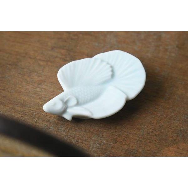 美濃焼 深山(miyama.) waterlineウォーターライン ベタ 箸置き 青磁　　日本製 |  | 03