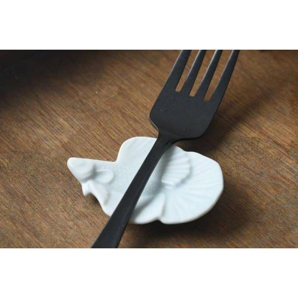 美濃焼 深山(miyama.) waterlineウォーターライン ベタ 箸置き 青磁　　日本製 |  | 05