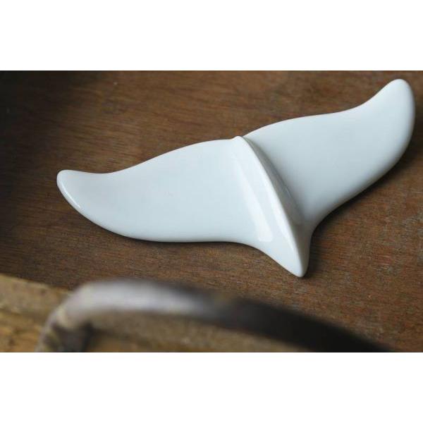 美濃焼 深山(miyama.) waterline Whale's tail くじら カトラリーレスト　　日本製 |  | 03