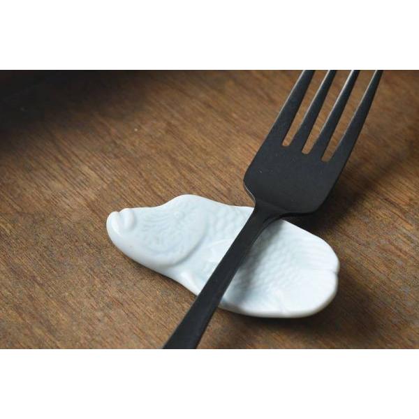 美濃焼 深山(miyama.) waterlineウォーターライン ナポレオンフィッシュ 箸置き 青磁　　日本製 |  | 04