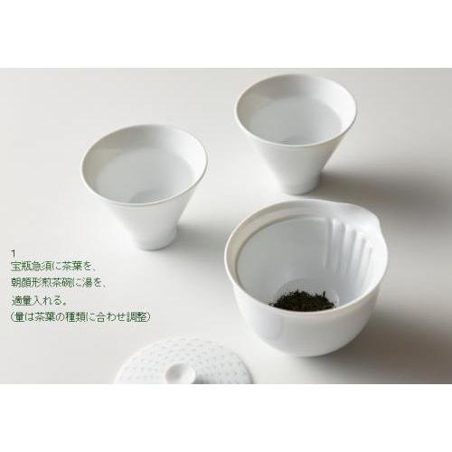 美濃焼 化粧箱入り茶白 宝瓶急須 玉露淡緑 日本製 : カフェ食器のプチ 