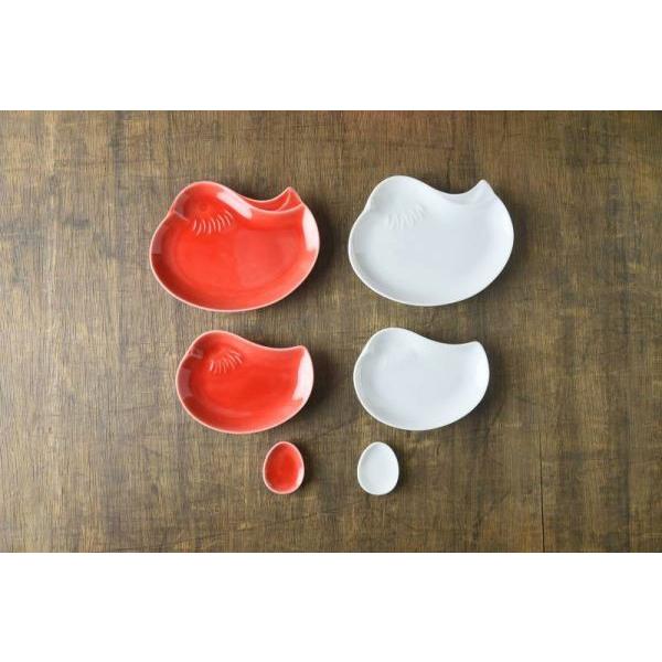 美濃焼 箱入りギフトセット 深山 オシドリ 紅白器揃 小皿取り皿箸置き
