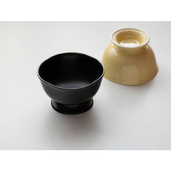 美濃焼 深山(miyama.) poteポテ デザートボウル 青白 日本製 : カフェ