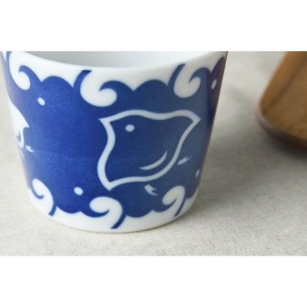 美濃焼 千鳥づくし そば猪口 波千鳥 日本製 : カフェ食器のプチ