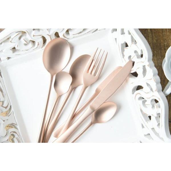 燕三条 レトロエレガンテ ピンクゴールド ロングスプーン　　日本製 |  | 05