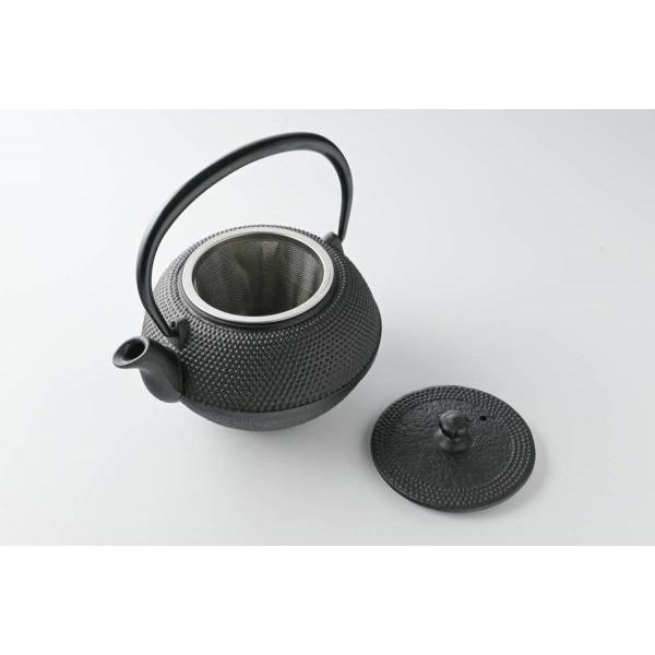 【未使用】南部鉄器 やかん 急須 岩手県 奥州 岩手県奥州市 南部鉄器 急須 まろみ アラレ 小及源鋳造 日本製