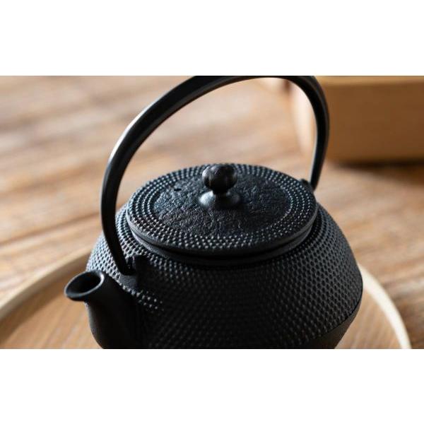 岩手県奥州市 南部鉄器 急須 まろみ アラレ 小及源鋳造 日本製