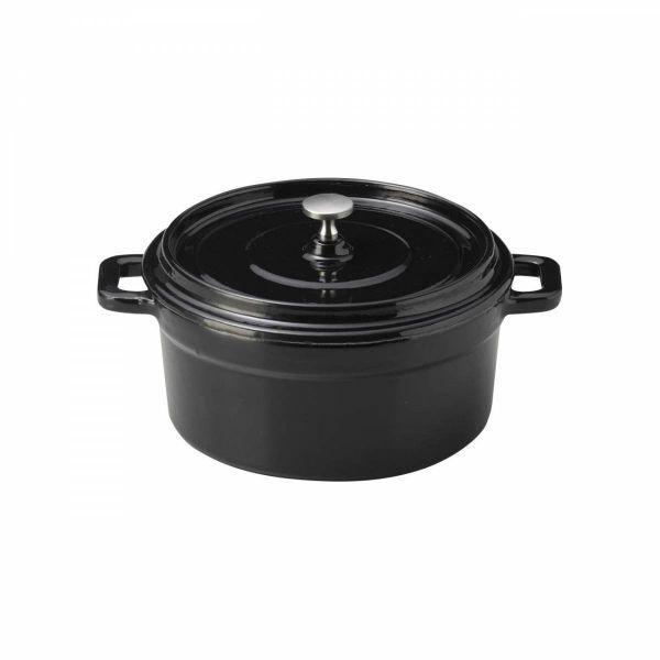 鉄製ココット 18cmココット ブラック  中国製