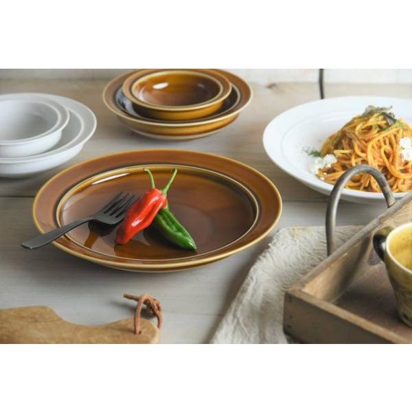 美濃焼 小田陶器 pratico(プラティコ) 20cmプレート キャラメル 日本製