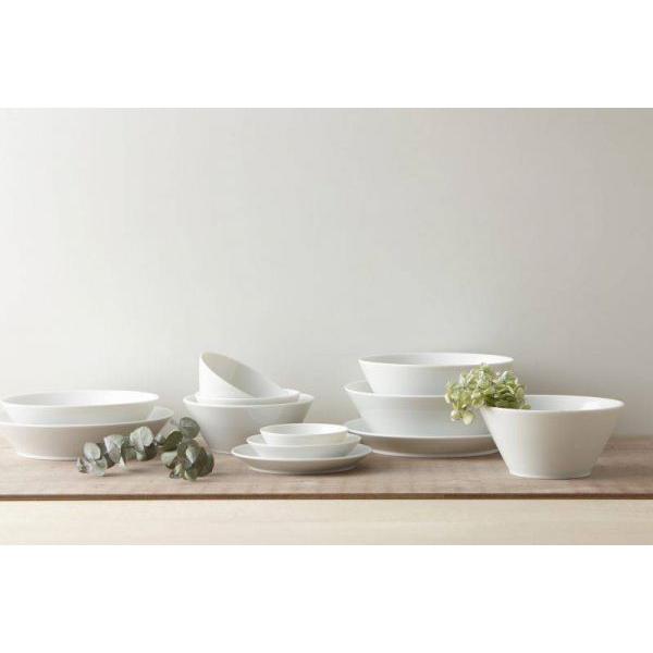 美濃焼 小田陶器 TOH 白磁 19cm 弐重 白 日本製 : カフェ食器のプチ