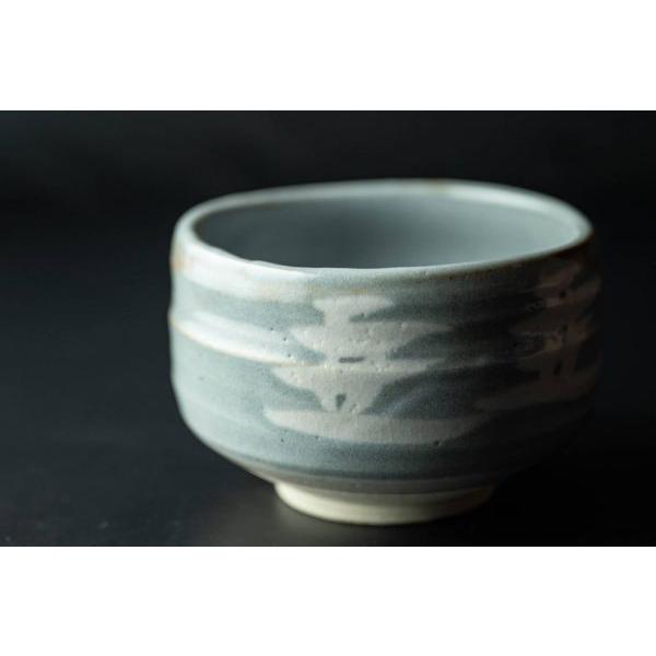 美濃焼 抹茶碗 鼠志野山水木箱入り 日本製 : カフェ食器のプチ