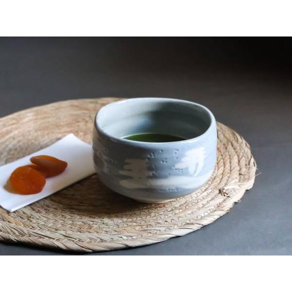 美濃焼 抹茶碗 鼠志野山水木箱入り 日本製 : カフェ食器のプチ