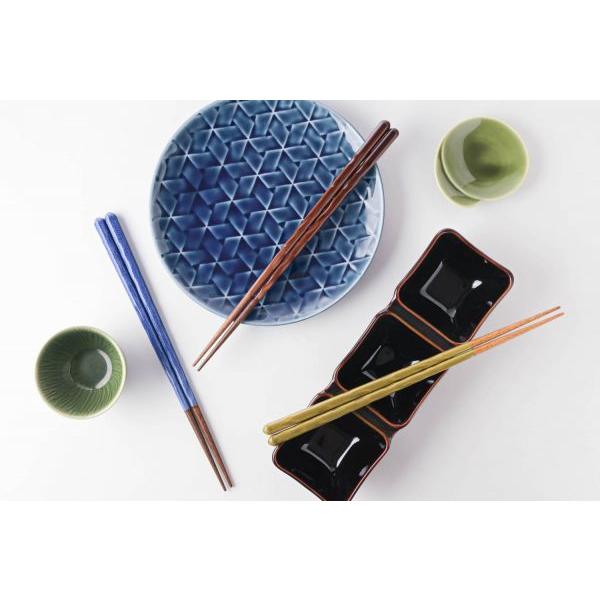 KURABI クラビ (箸) 緑釉食洗機対応　　日本製 |  | 07