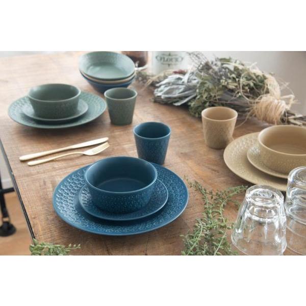 美濃焼 プレス・ド・フラワー  26.5cmオーバルベーカー マットベージュ　　日本製 |  | 06