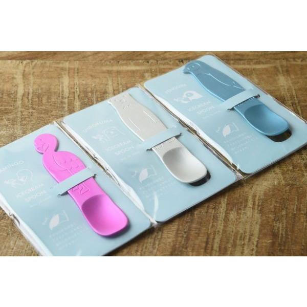 燕三条 アルミアイスクリームスプーン ペンギン 日本製 : カフェ