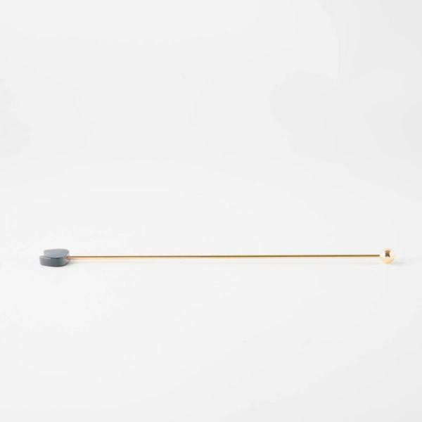 燕三条 ネコ アクリルカトラリー マーブル クロマドラー　　日本製 |  | 02