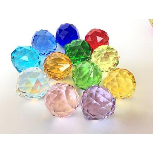 サンキャッチャー パーツ クリスタルボール 12色 30mm 材料 風水 12color30mm ジーズ 通販 Yahoo ショッピング