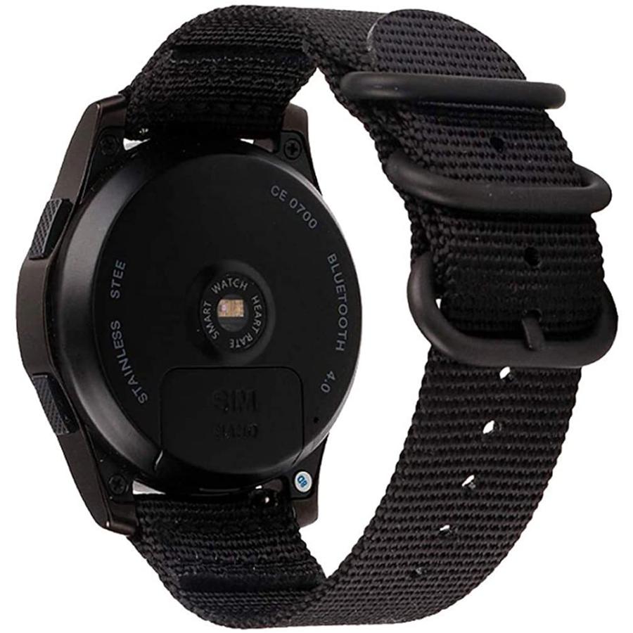腕時計ナイロンベルト26mm 時計 布 バンド メンズ 軍用ミリタリー替え