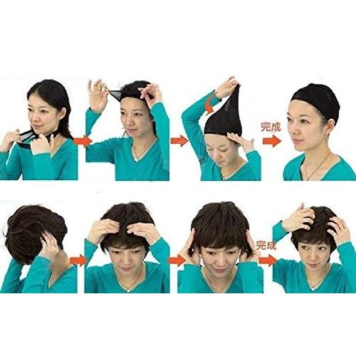 未使用品 高品質耐熱ウィッグサラツヤ ネットつき 定番 ショートボブ 黒 Materialworldblog Com