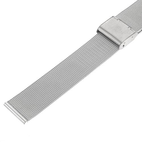 腕時計 ベルト 20mm ステンレス メッシュ メタルスライドバンド 腕時計 ベルト 20mm ステンレス メッシュ メタルスライドバンド