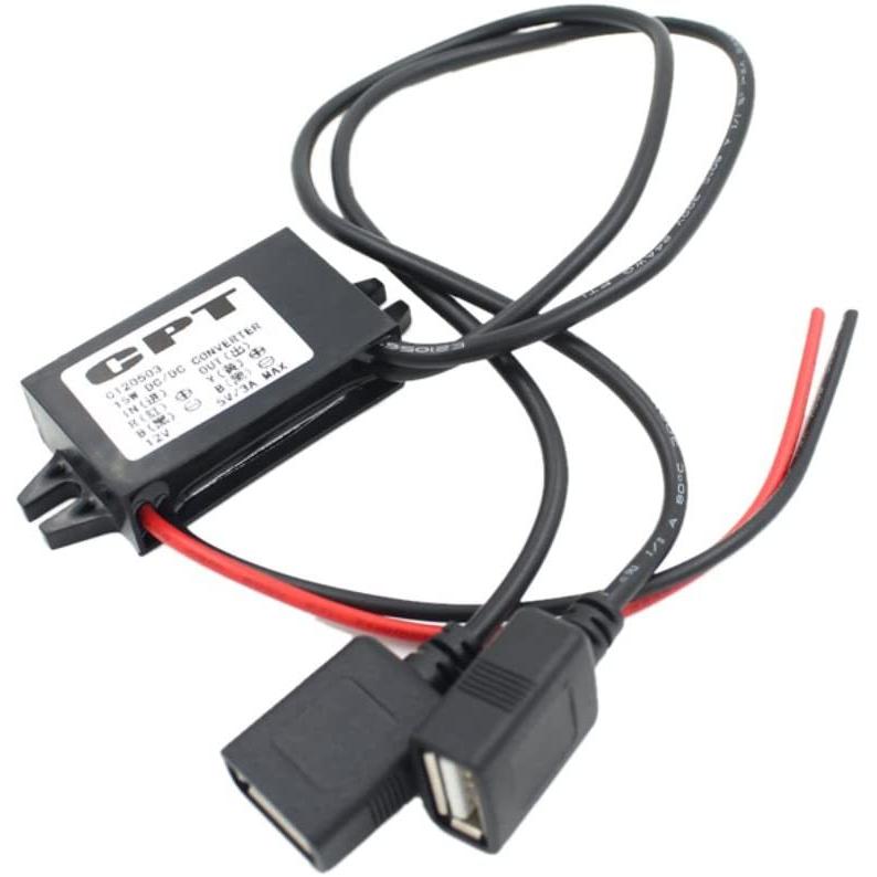デュアル ダブル 2 Usb Dc Dc カー コンバータ モジュール 12v To 5v 3a B01ere06sk1912 ジーズ 通販 Yahoo ショッピング